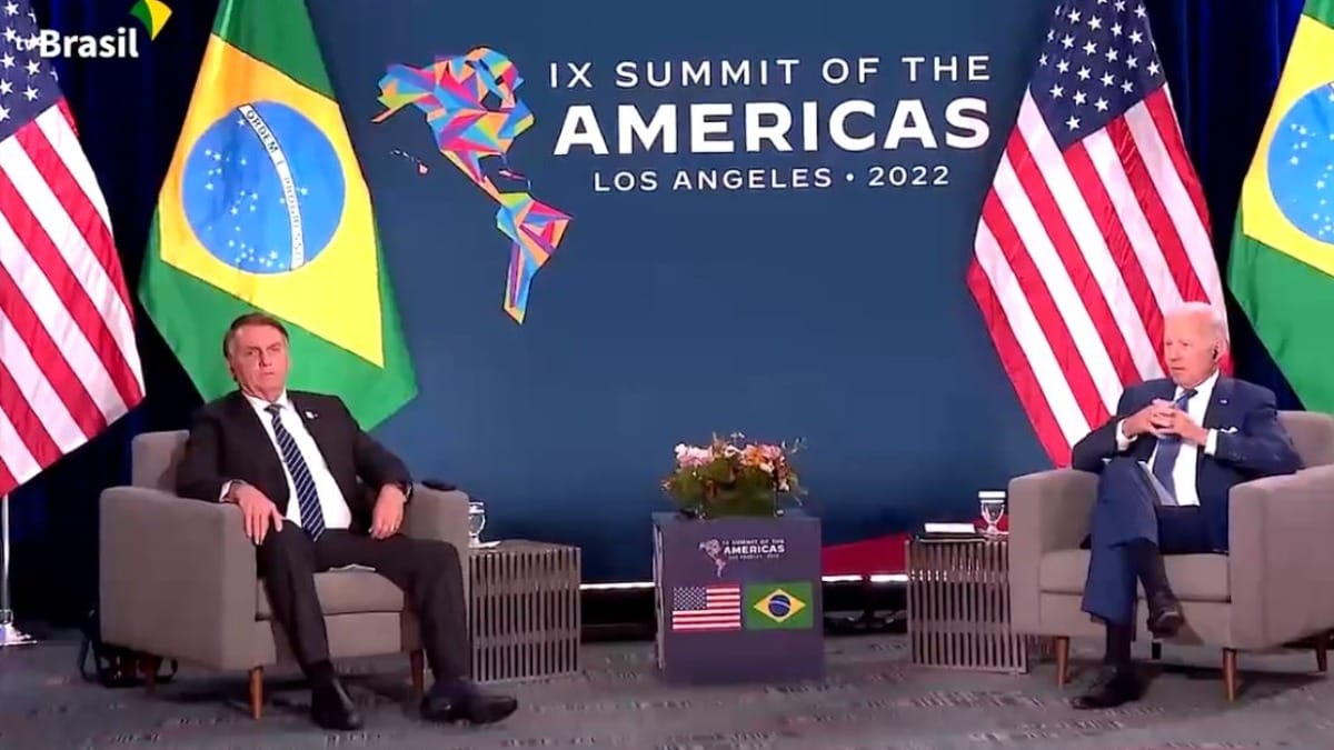 Bolsonaro se diz “maravilhado” com Joe Biden