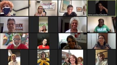 Mulheres comandam leitura de manifesto brasileiro nos Estados Unidos