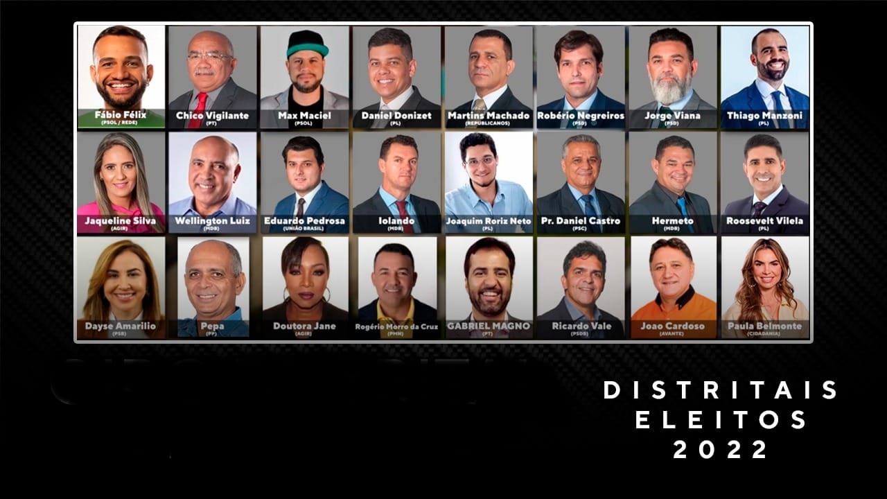 Quem são os novos deputados distritais do Distrito Federal